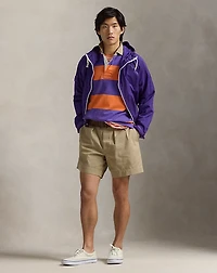 Classic Fit Khaki-Collar Rugby Shirt