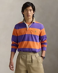 Classic Fit Khaki-Collar Rugby Shirt