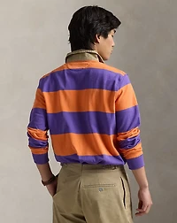 Classic Fit Khaki-Collar Rugby Shirt