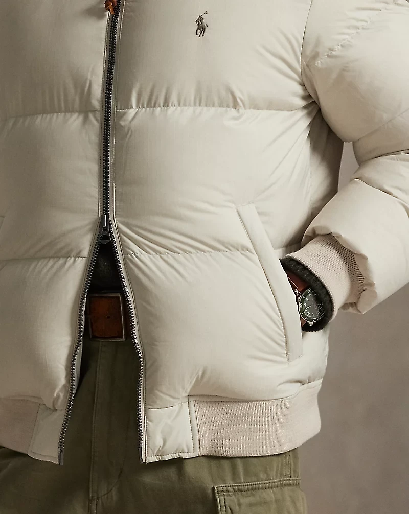 Textured Ripstop Down Jacket
