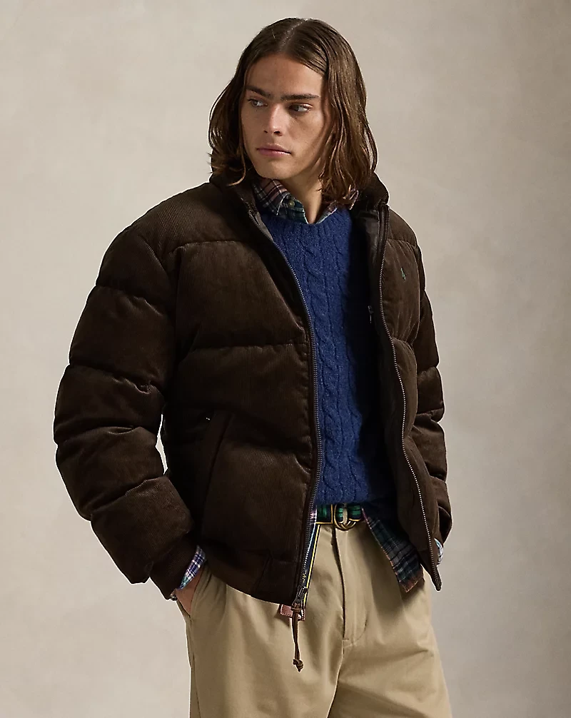 Corduroy Down Jacket