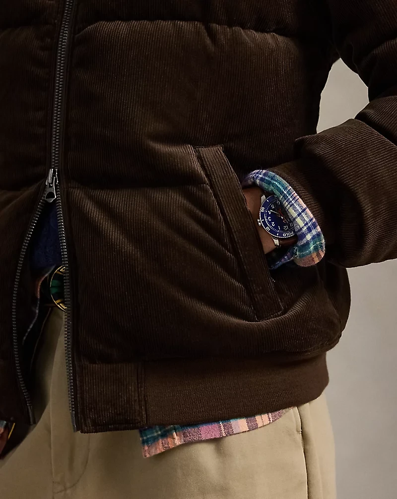 Corduroy Down Jacket