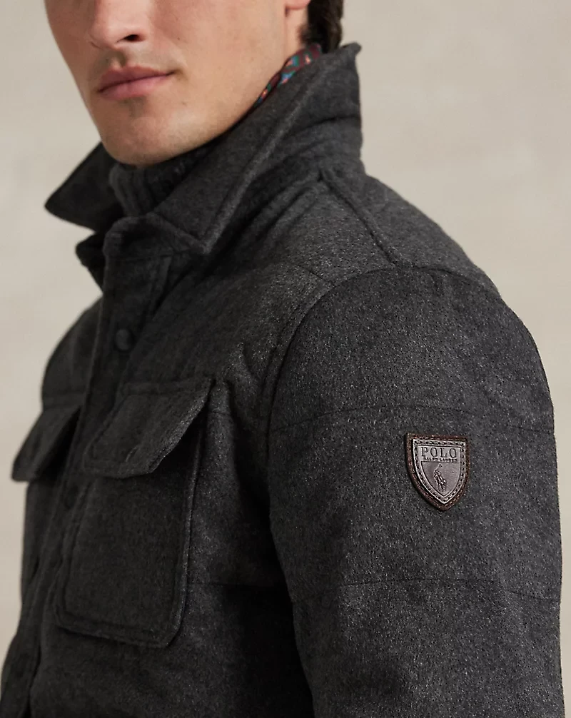 Melton Shirt Jacket