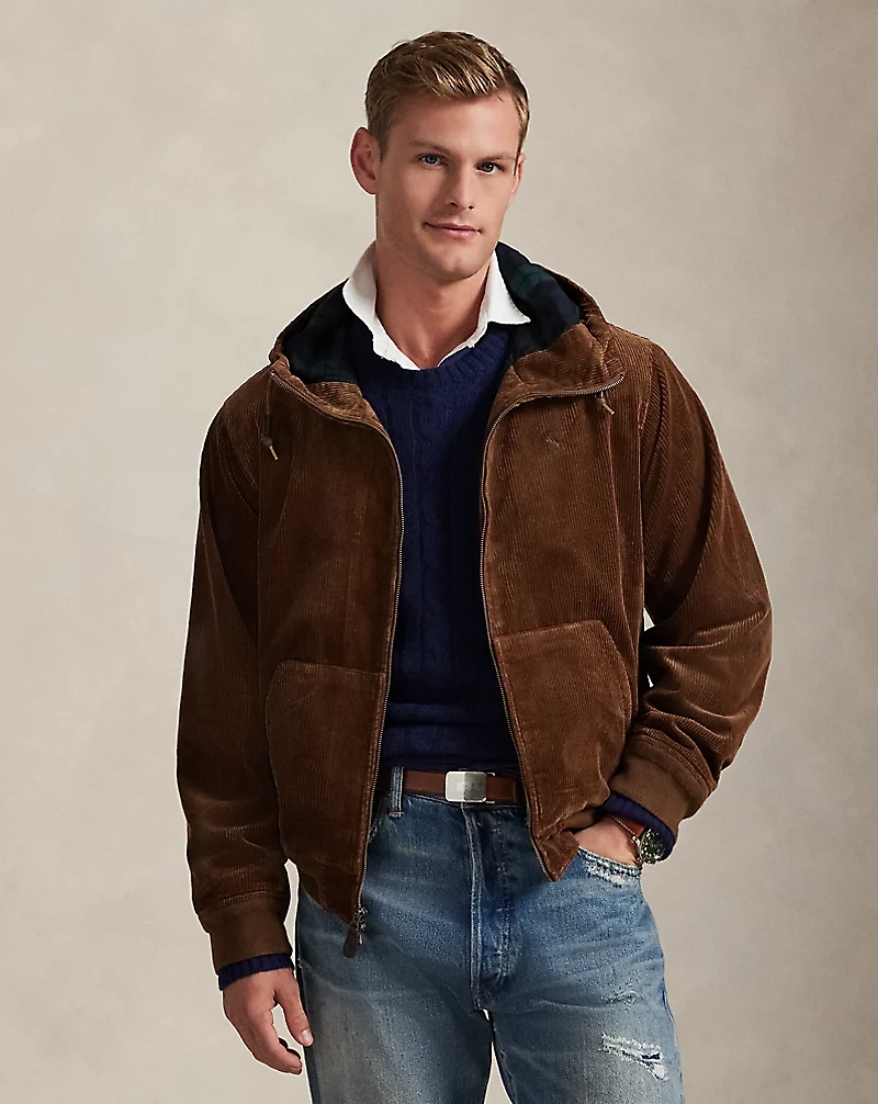The Wynton Corduroy Hooded Jacket