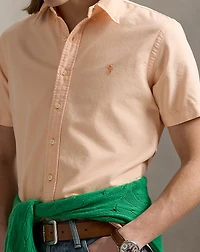 Classic Fit Mineral-Dyed Oxford Shirt