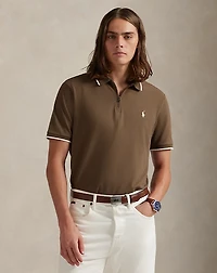 Classic Fit Stretch Mesh Polo Shirt