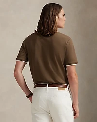 Classic Fit Stretch Mesh Polo Shirt