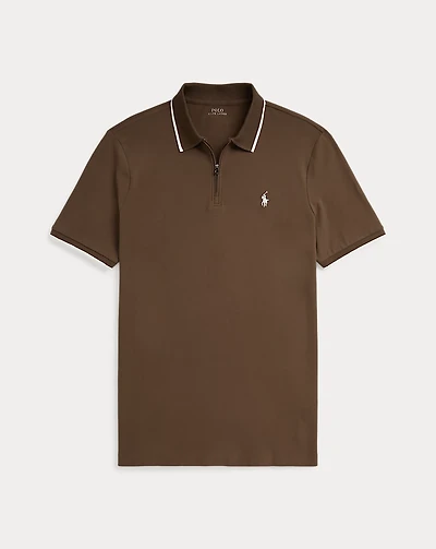 Classic Fit Stretch Mesh Polo Shirt