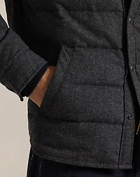 Quilted Down Shirt Jacket