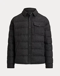 Quilted Down Shirt Jacket