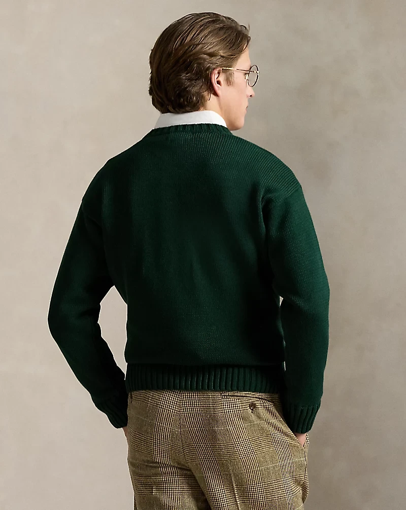 Big Fit Logo Cotton Sweater