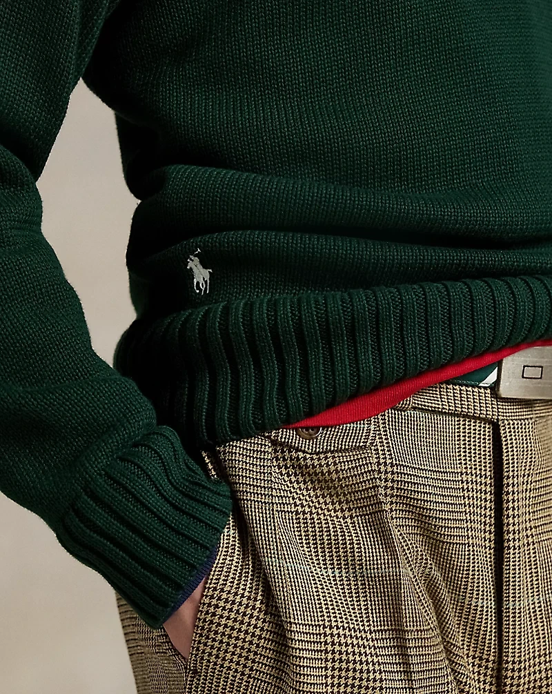 Big Fit Logo Cotton Sweater