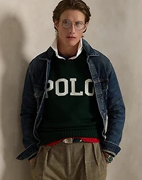 Big Fit Logo Cotton Sweater
