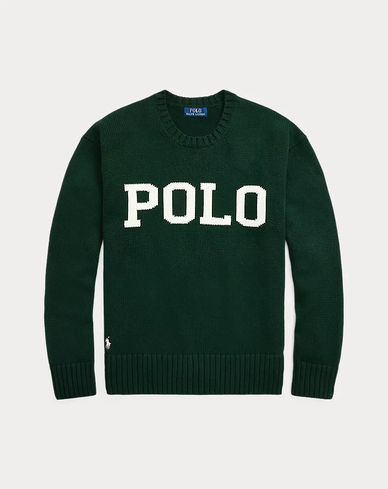 Big Fit Logo Cotton Sweater