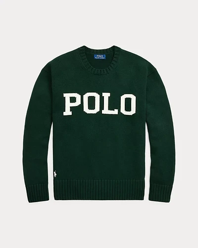 Big Fit Logo Cotton Sweater