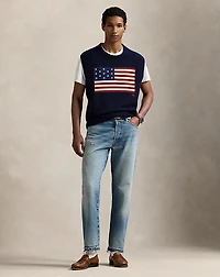 Big Fit Flag Sweater Vest