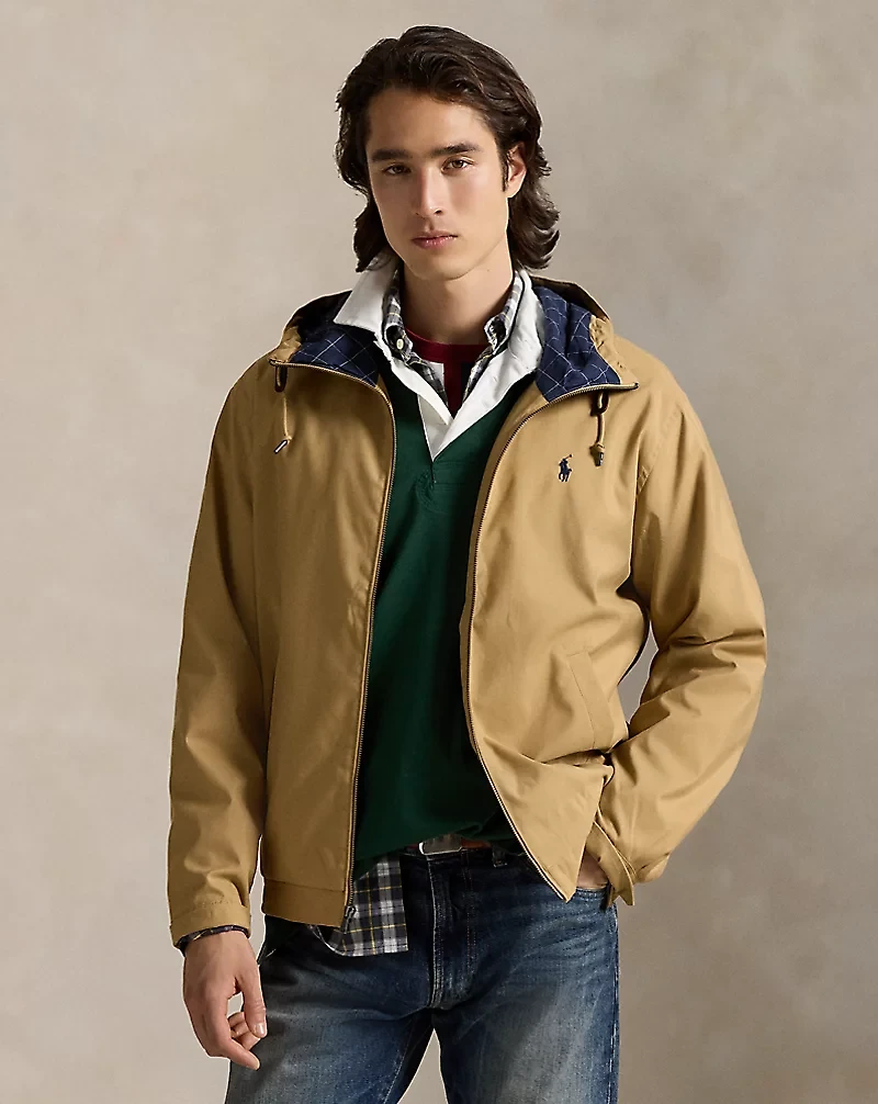 Twill Hooded Jacket