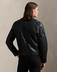 Leather Café Racer Jacket