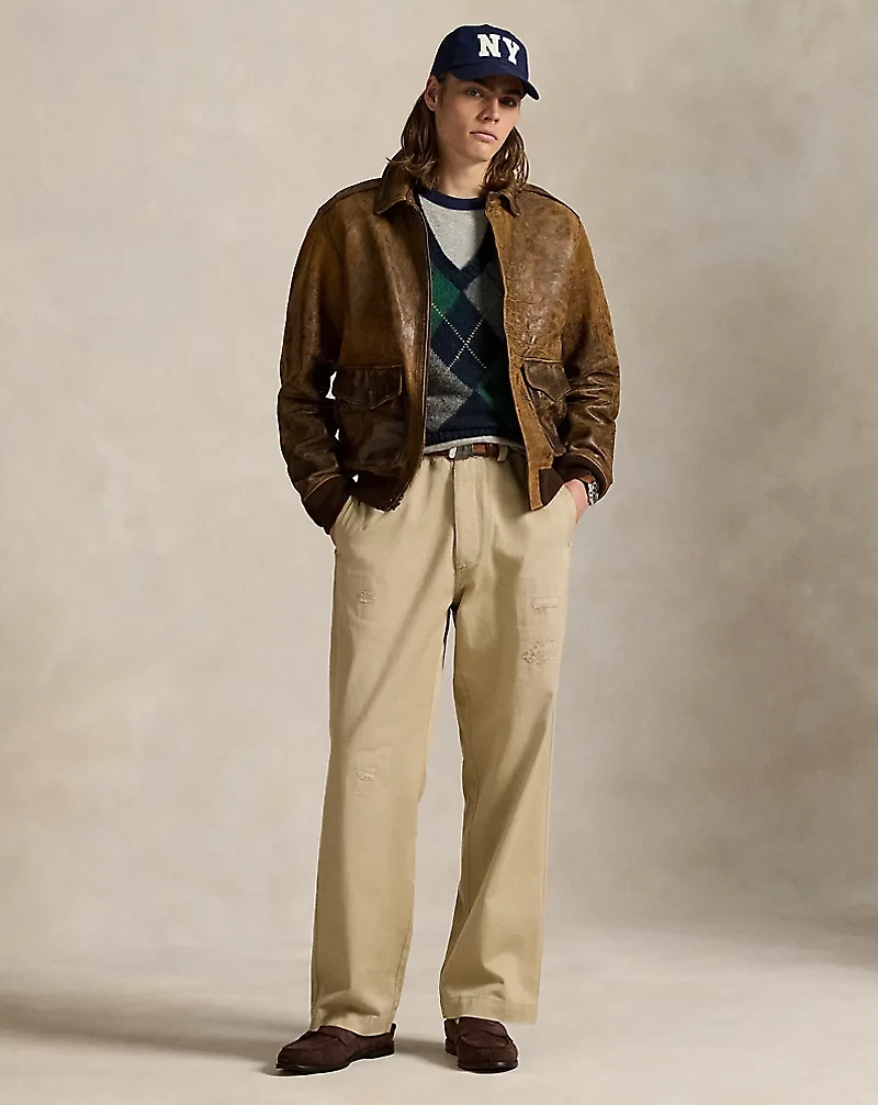 Leather Flight Jacket
