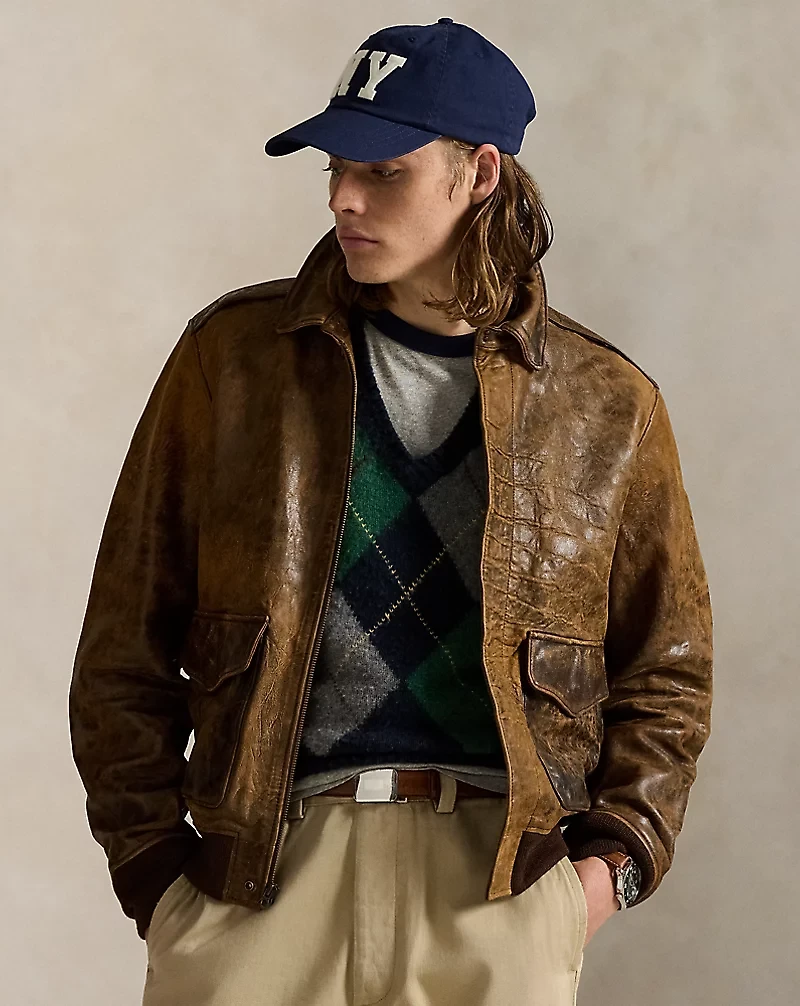 Leather Flight Jacket