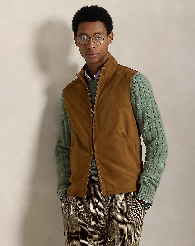 The Charleton Suede Vest