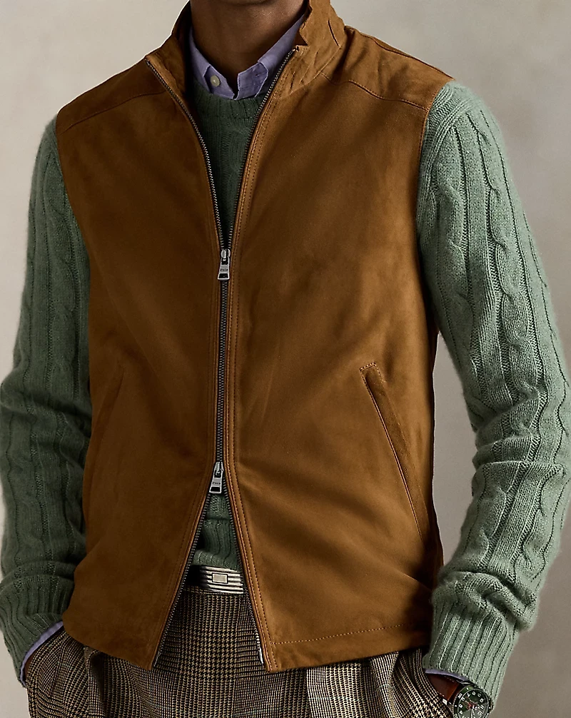The Charleton Suede Vest