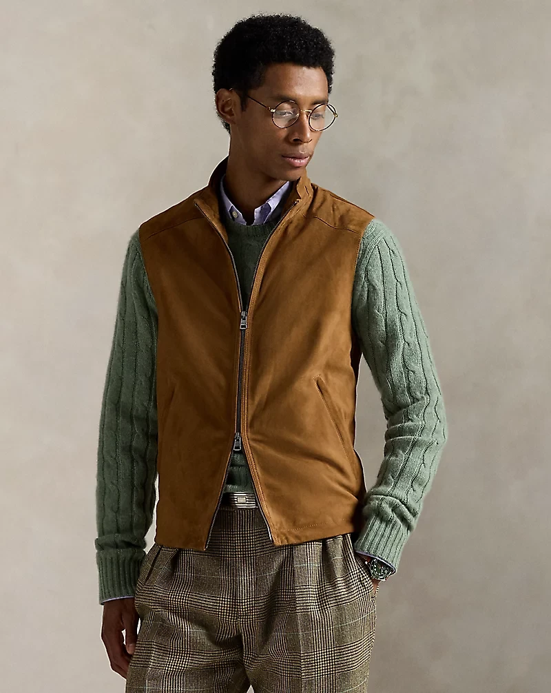 The Charleton Suede Vest