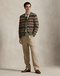 Fair Isle Cotton-Blend Cardigan