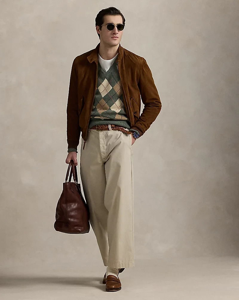 Argyle Cotton-Wool Sweater