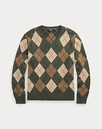 Argyle Cotton-Wool Sweater