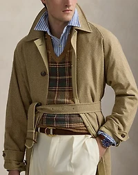 Plaid Wool-Cotton Sweater Vest