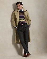 Fair Isle Cotton-Blend Sweater