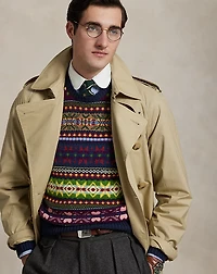 Fair Isle Cotton-Blend Sweater