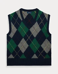 Big Fit Argyle Sweater Vest