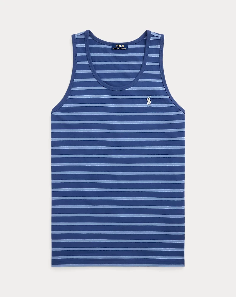 Classic Fit Striped Jersey Tank