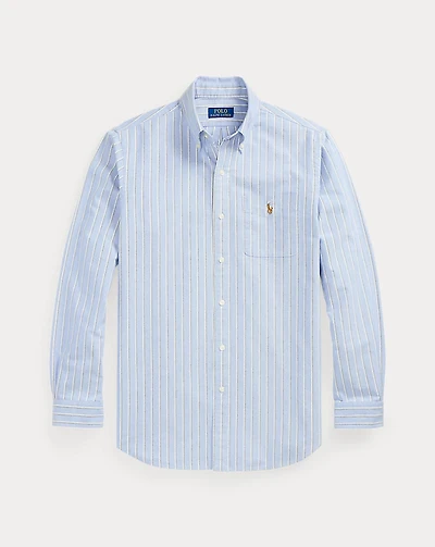 Classic Fit Striped Oxford Shirt