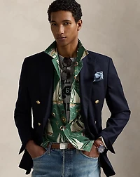 Classic Fit Sailboat Oxford Camp Shirt
