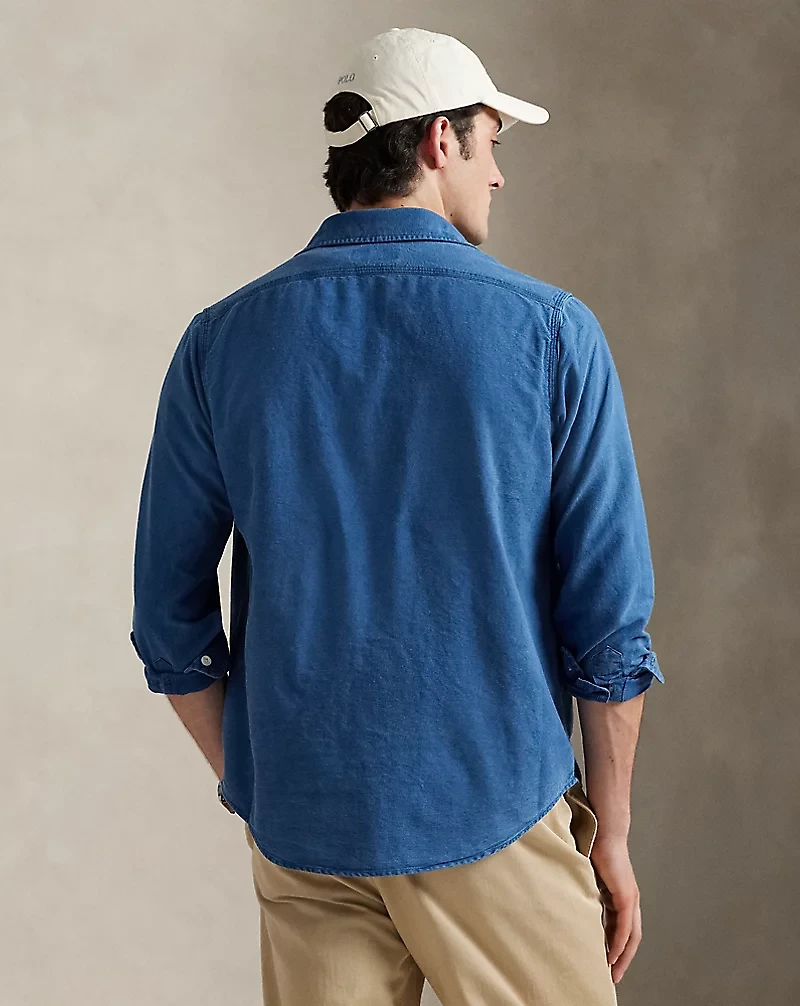 Classic Fit Indigo Oxford Workshirt