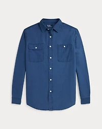 Classic Fit Indigo Oxford Workshirt
