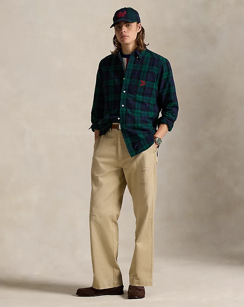 Classic Fit Embroidered Oxford Shirt
