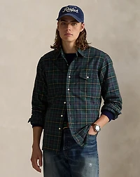 Classic Fit Plaid Oxford Shirt