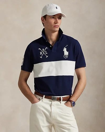Classic Fit Big Pony Mesh Polo Shirt