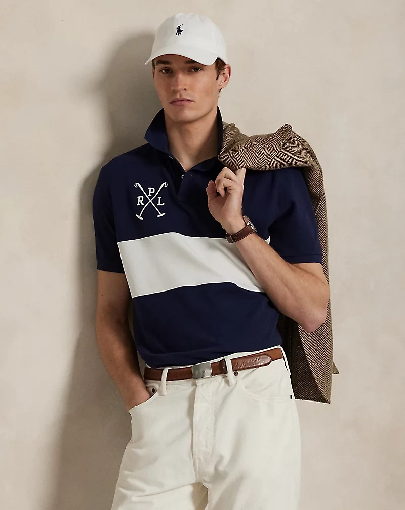 Classic Fit Big Pony Mesh Polo Shirt
