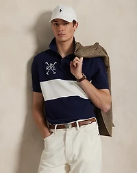 Classic Fit Big Pony Mesh Polo Shirt