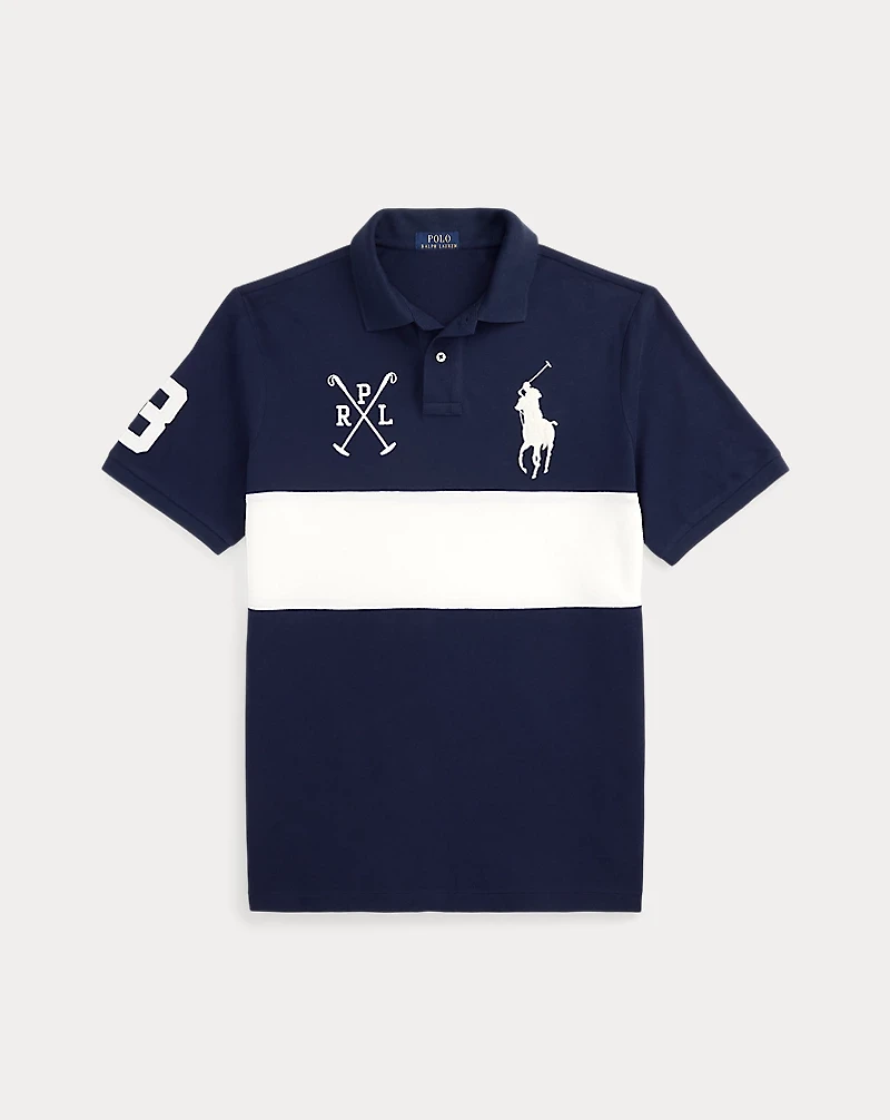 Classic Fit Big Pony Mesh Polo Shirt