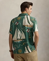 Classic Fit Sailboat Jersey Polo Shirt