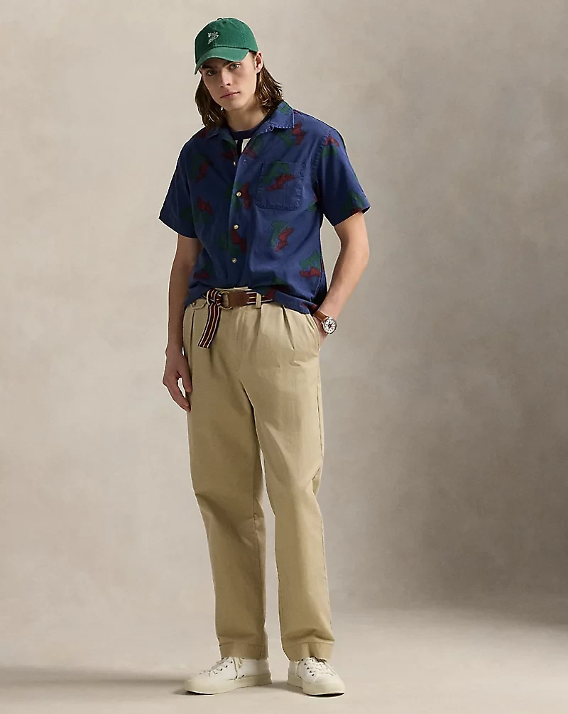 Classic Fit P-Wing Camp Shirt