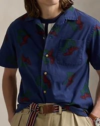 Classic Fit P-Wing Camp Shirt