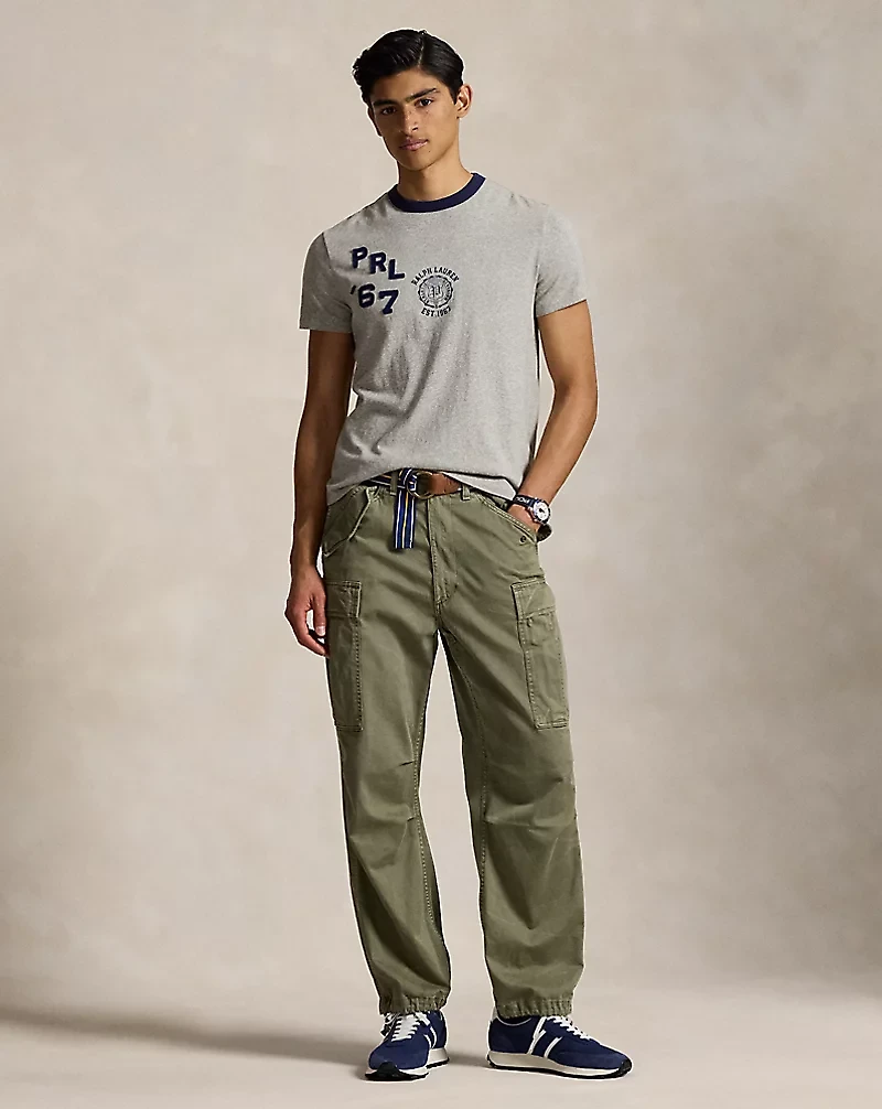 Standard Fit Logo Jersey T-Shirt