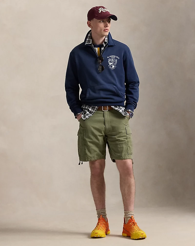 Fleece Graphic Quarter-Zip Sweatshirt